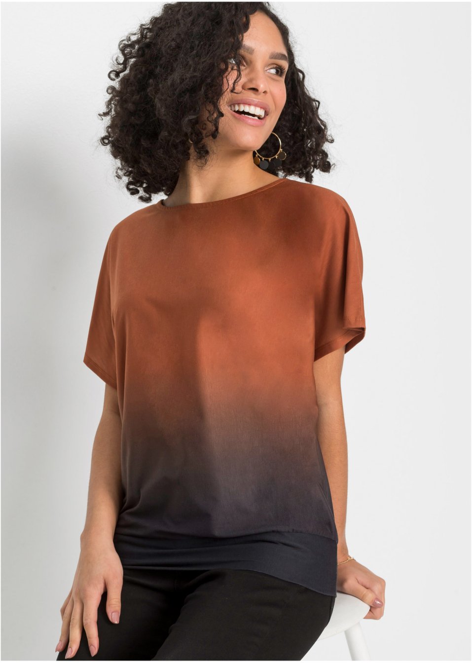 T-shirt avec dégradé de couleurs