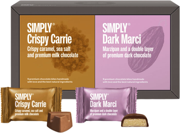 Simply Chocolate Gift Box, Instead of flowers (180 g)