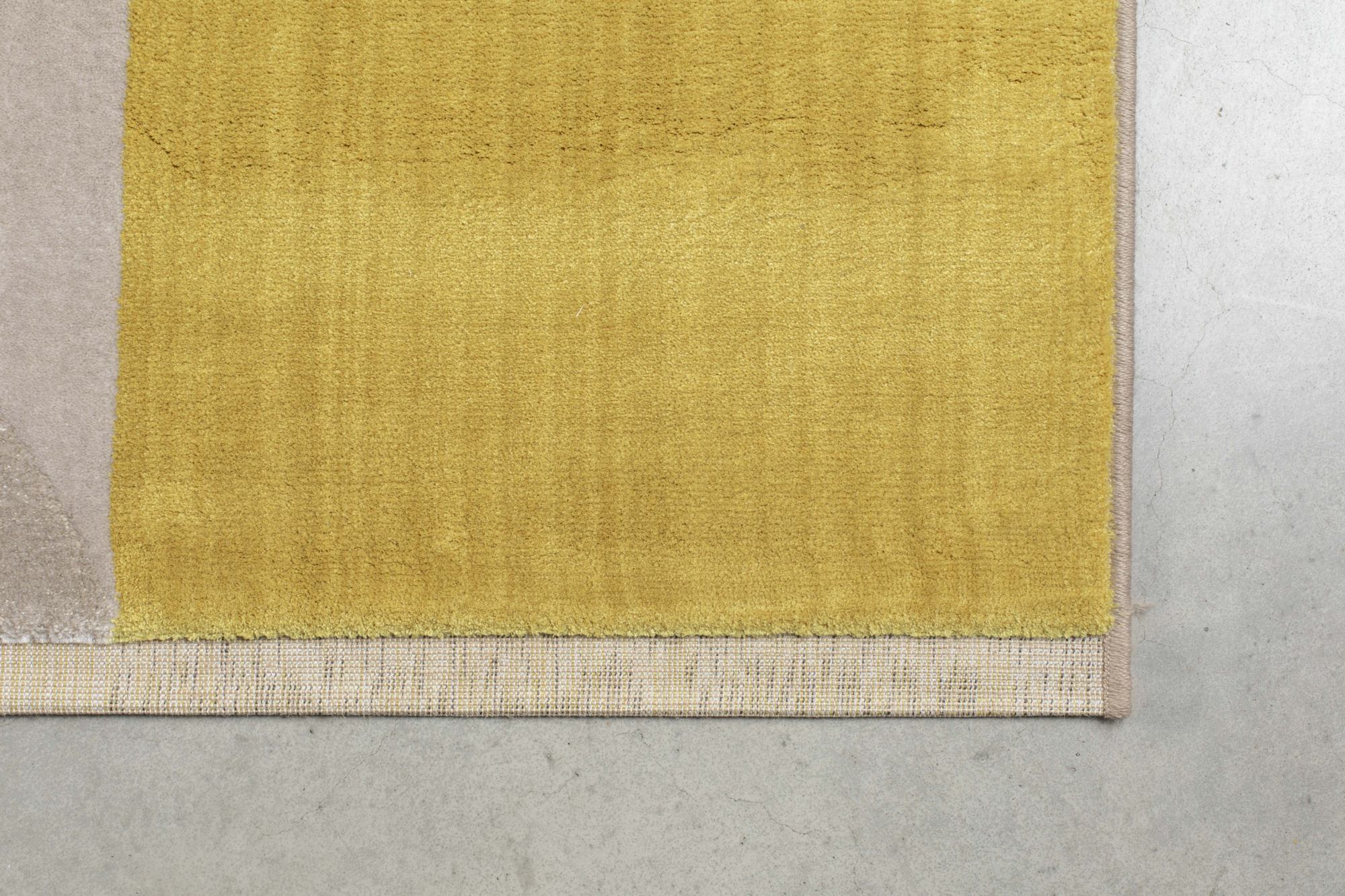 Vloerkleed Hilton Hilton vloerkleed 160x230cm grijs/geel
