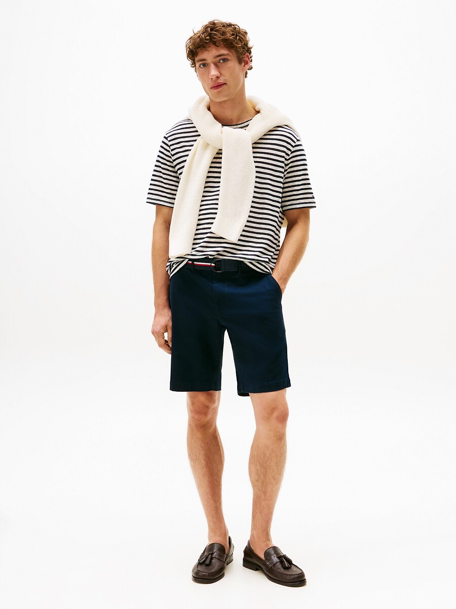 TOMMY HILFIGER<br>Shorts com cinto Brooklyn