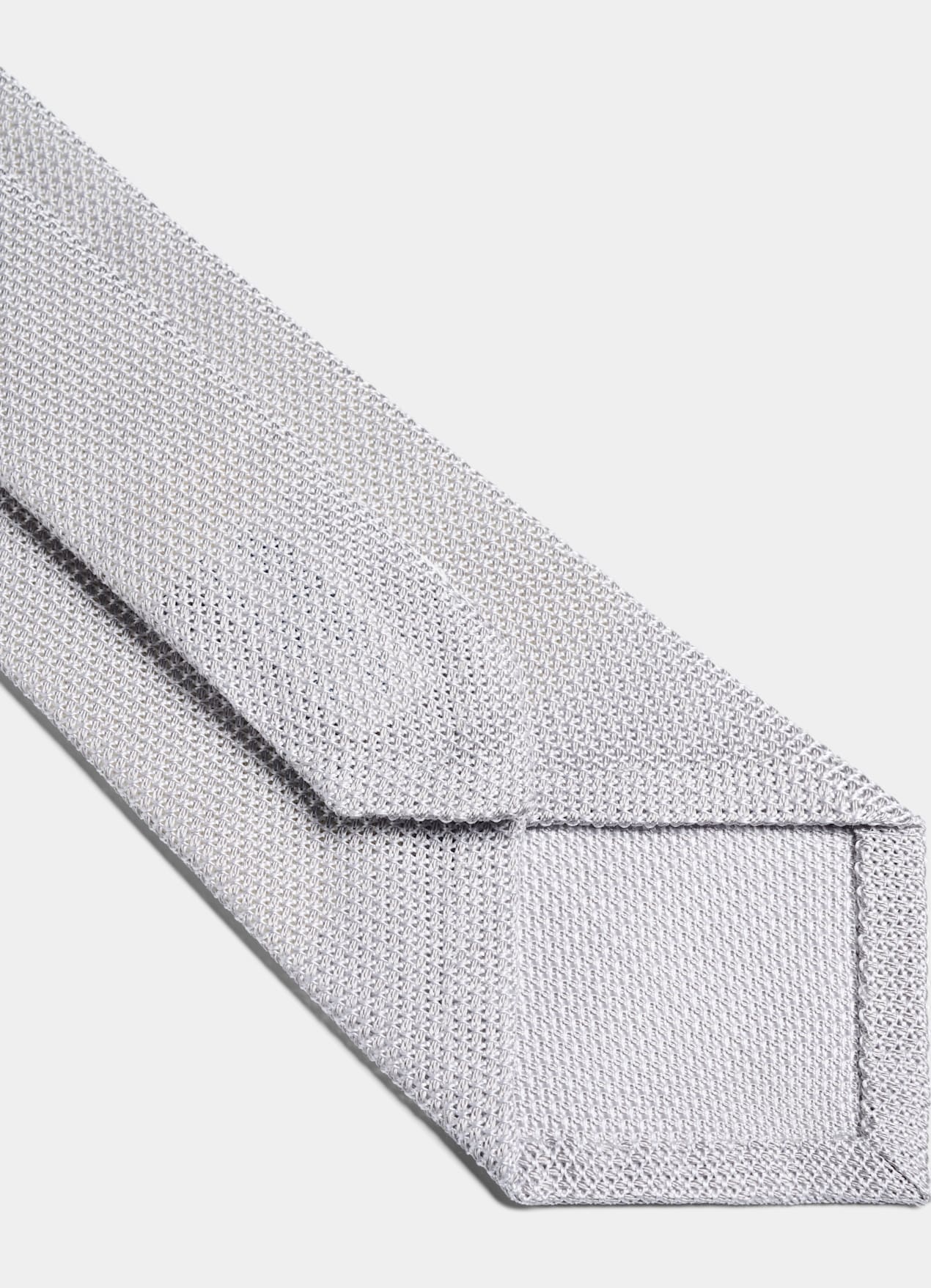 Cravate gris clair