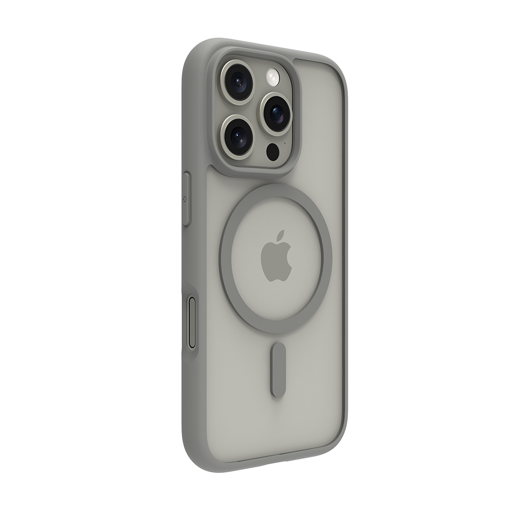 iPhone 16 Pro MagSafe Gummi Schutzhülle Grenen Biologisch Abbaubar (GN61TI006373) - Titanium