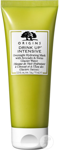 Origins Drink Up Intensive Masque De Nuit Hydratant À L’Avocat Et À L’Eau De Glaciers Suisses 75ml