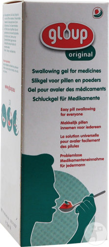 Gloup Original Gel Pour Avaler Les Médicaments Goût Fraise Et Banane Tube 75ml