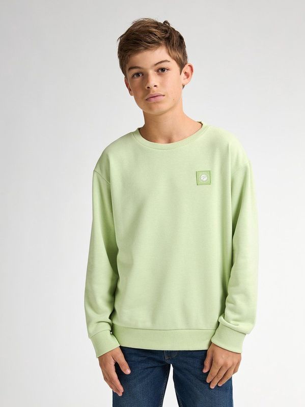 Petrol Industries - Jongens Logo Sweater - Groen - Katoenmix