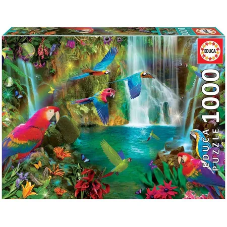 Educa Puzzle Tropische Papageien, 1000 Teile