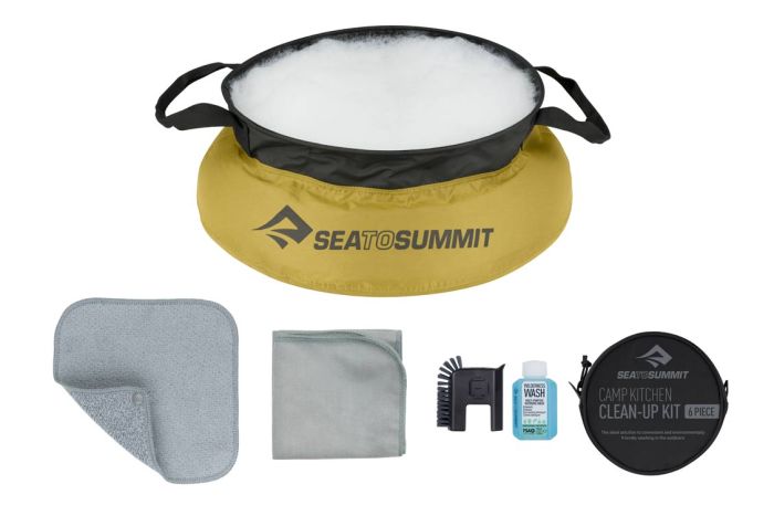 Camp Kitchen Clean-Up Kit 6 Piece Set opvaskesæt