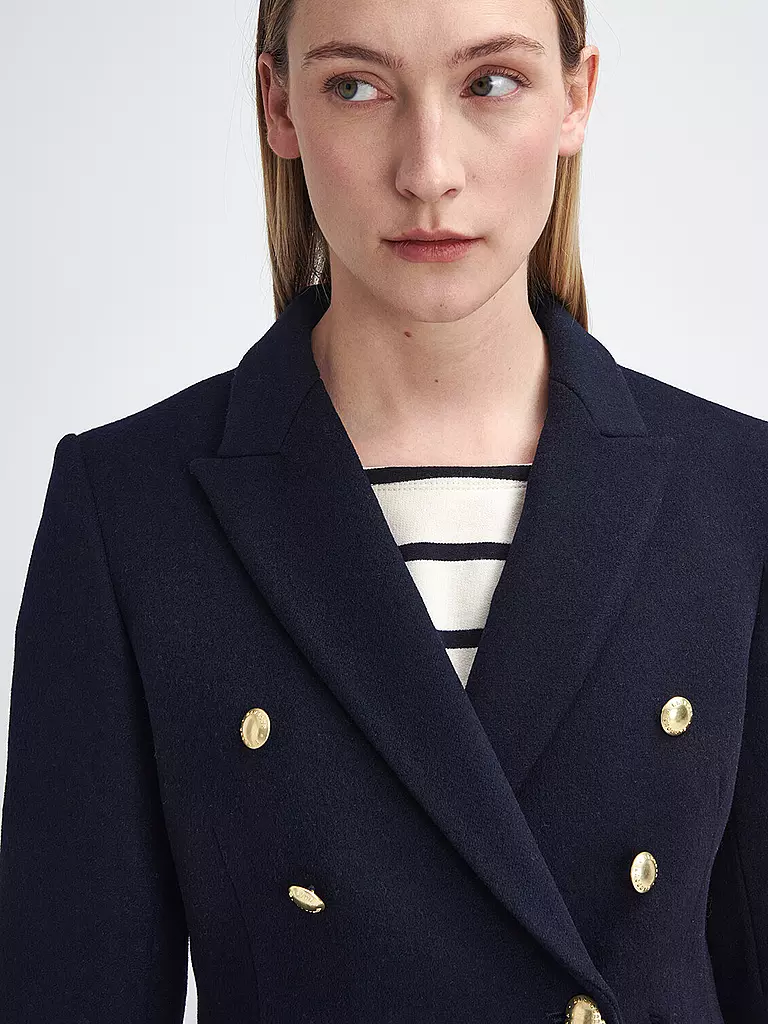 BARBOUR Wollblazer DARLY MILITARY  dunkelblau