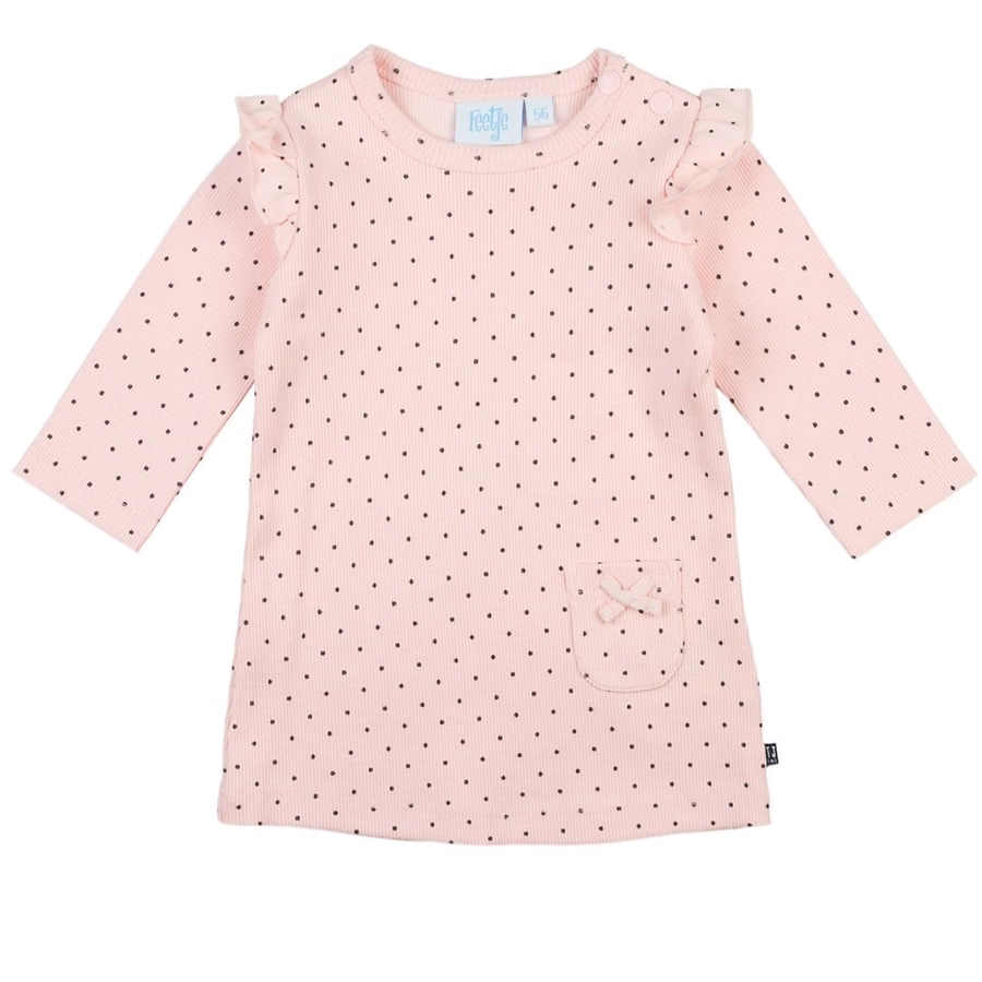 Feetje Kleid Dots rosa
