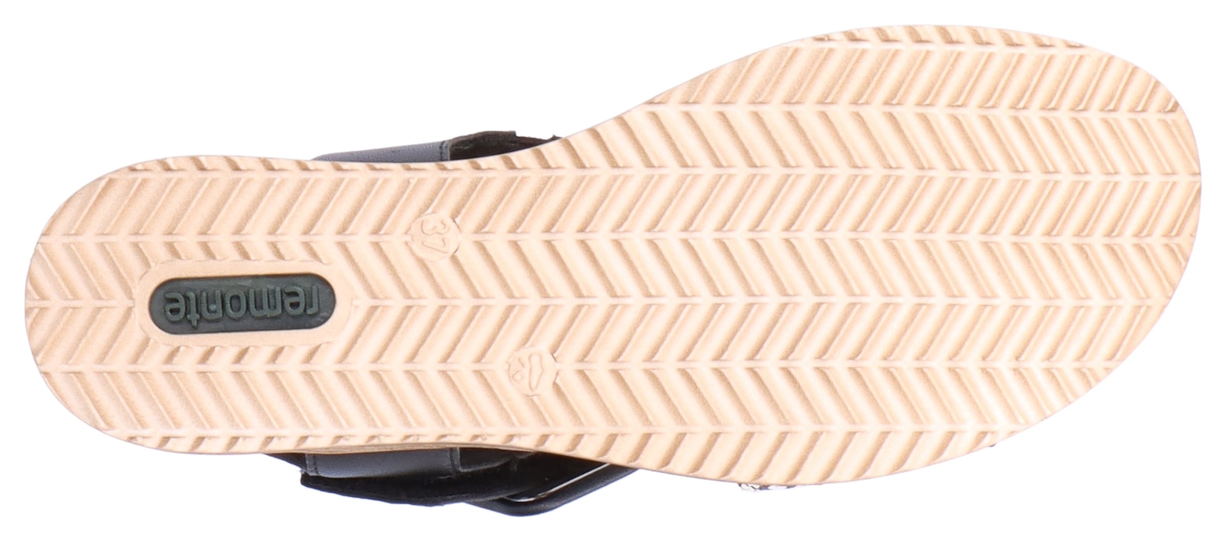 Remonte Sandalette »ELLE-Collection«  , Sommerschuh, Sandale, Bequemschuh mit Klett unter der Zierschnalle