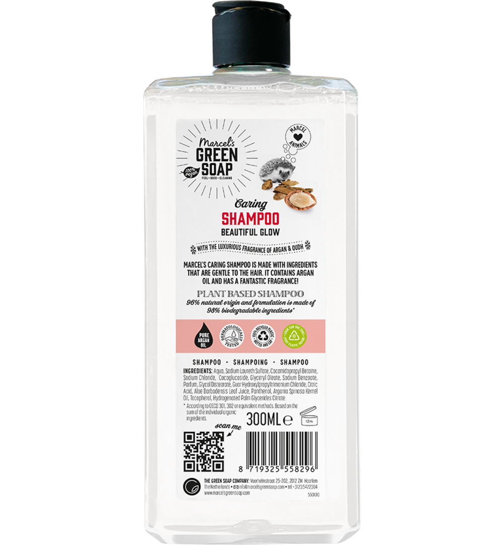 Marcel’s Green Soap Caring Shampoo Argan & Oudh (300 ml)