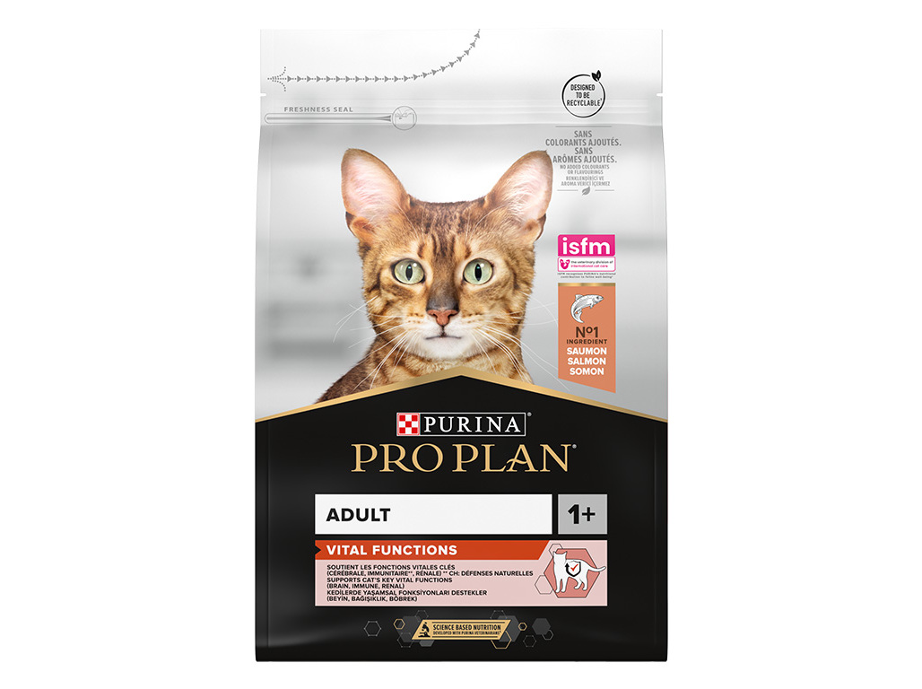 RAÇÃO PARA GATO PRO PLAN SALMÃO / ARROZ 3KG