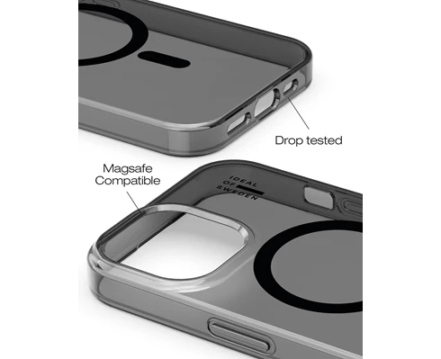 IDEAL OF SWEDEN Clear Case MagSafe iPhone 13/14/15 Tinted Black