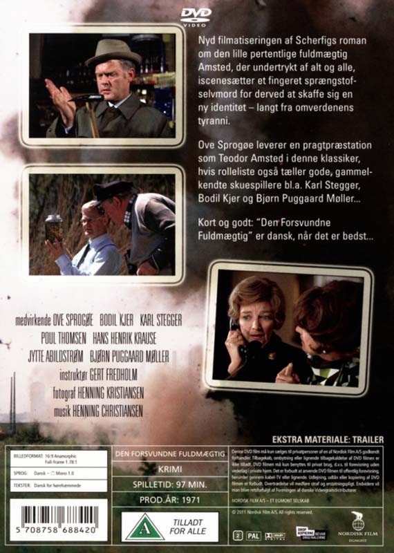 Den forsvundne fuldmægtig - DVD
