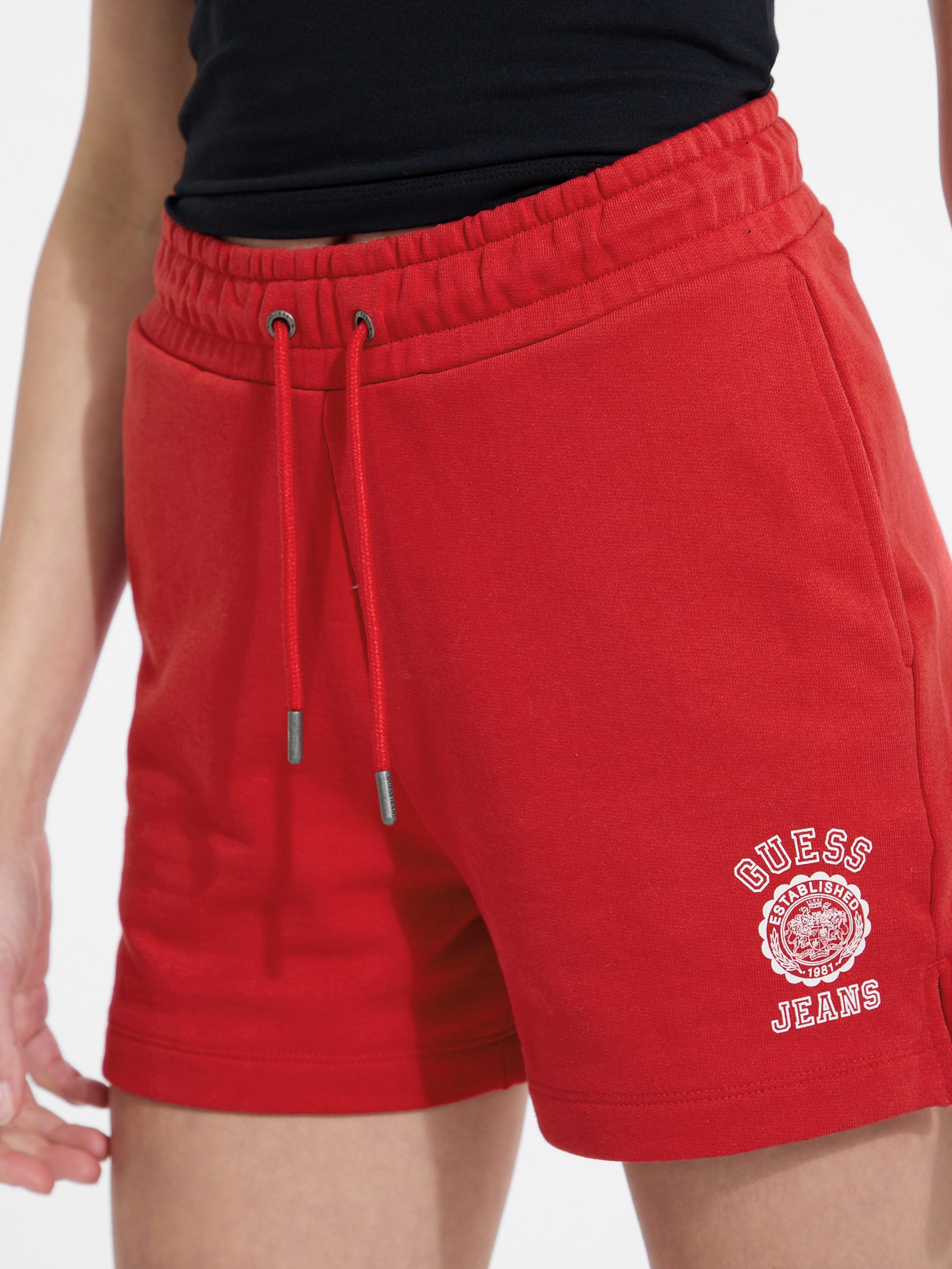Shorts de lã com logotipo