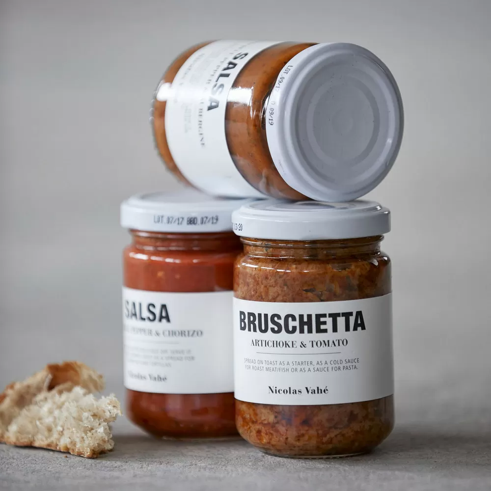 Nicolas Vahé Bruschetta, Artichoke & Tomato - 140 g.