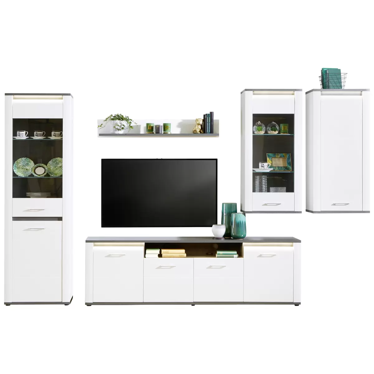 Vitrine Alassio weiss