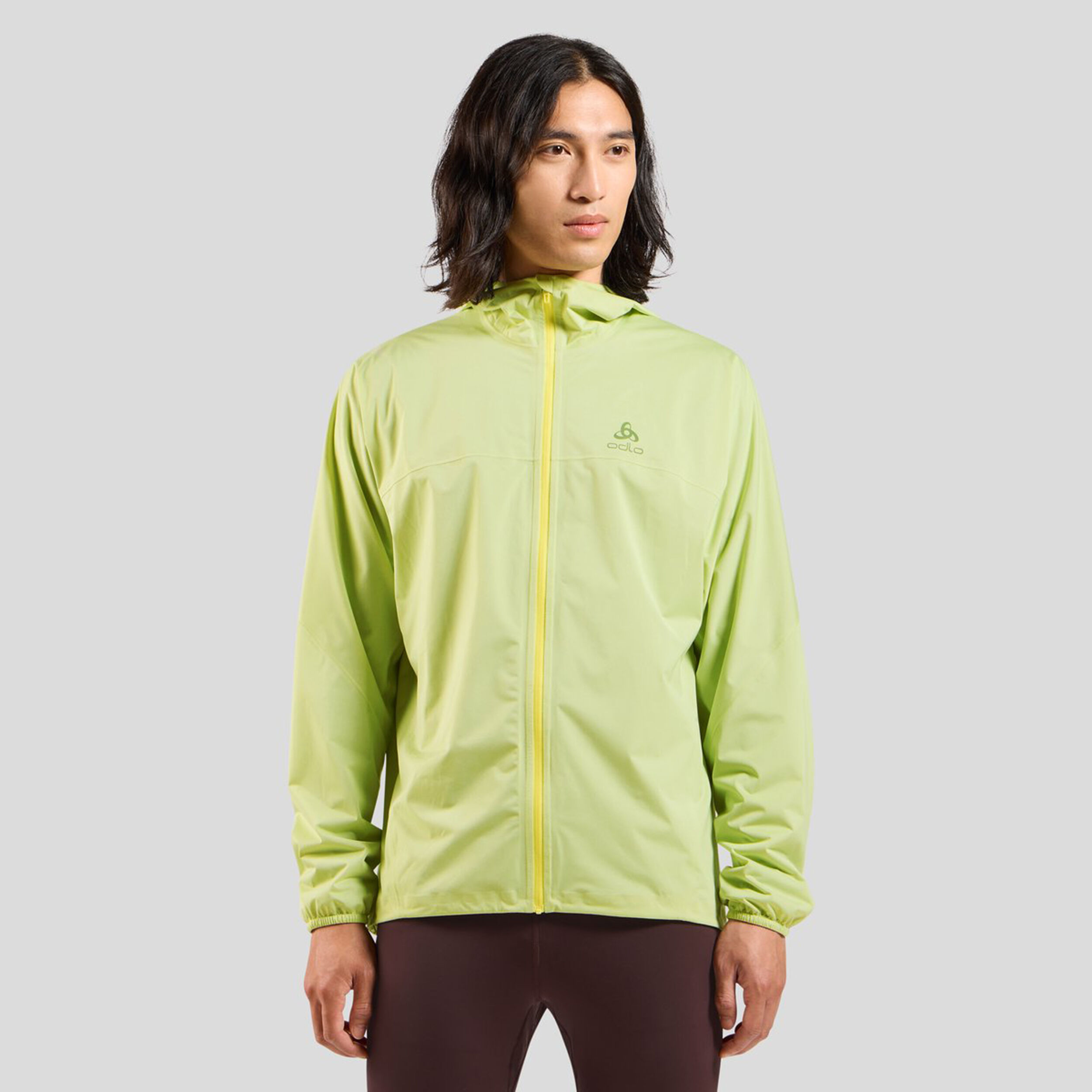 Odlo X-Alp Waterproof Veste Running Hommes - Jaune Lemon