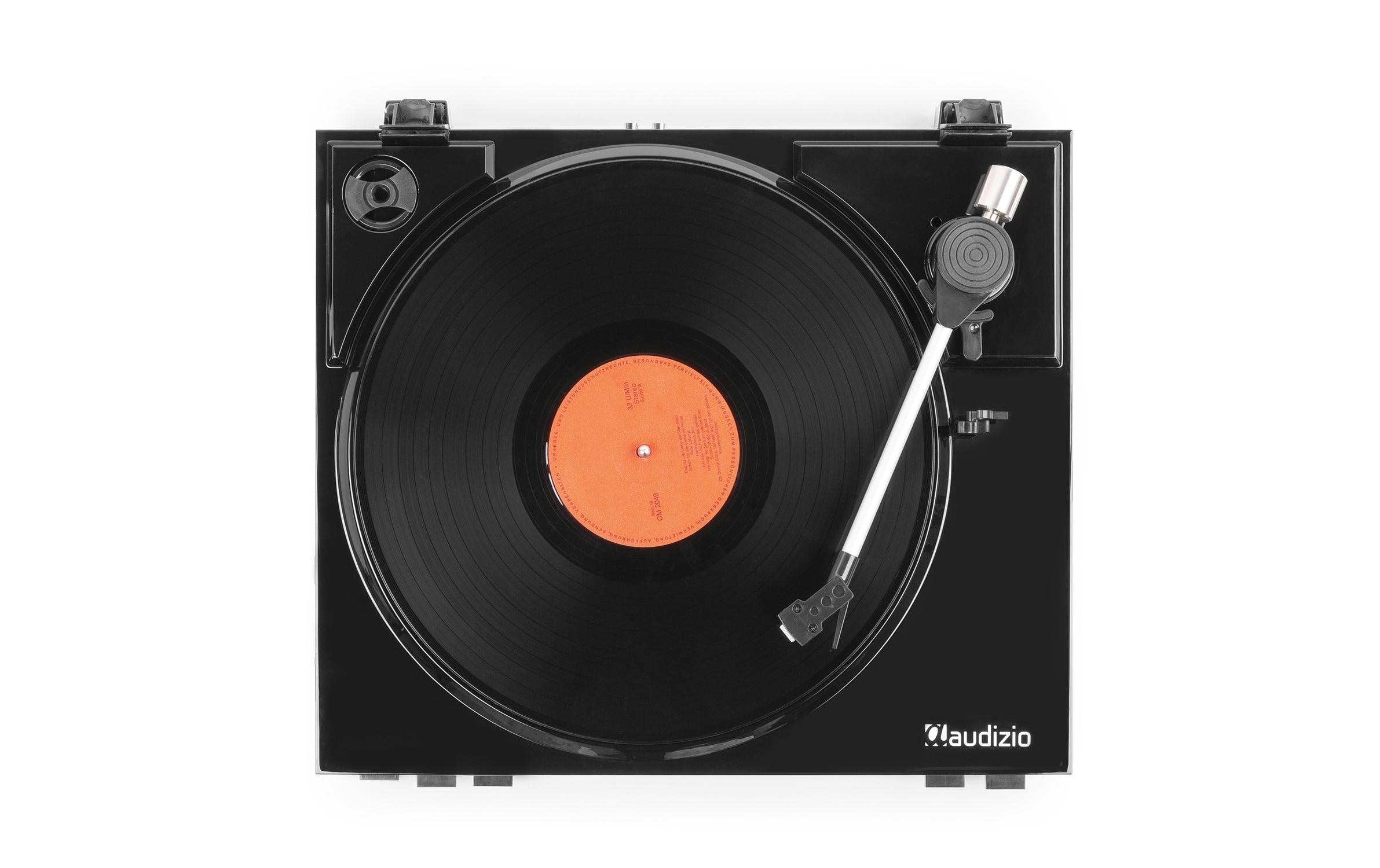 Plattenspieler RP310 Schwarz<br>Automatischer Plattenspieler mit USB und Umwandlungsmöglichkeit für Schallplatten