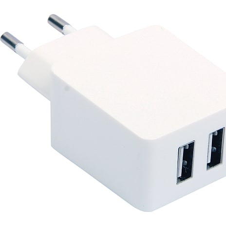 SINOX SXI704 220Volt -2,1A lader - hvid