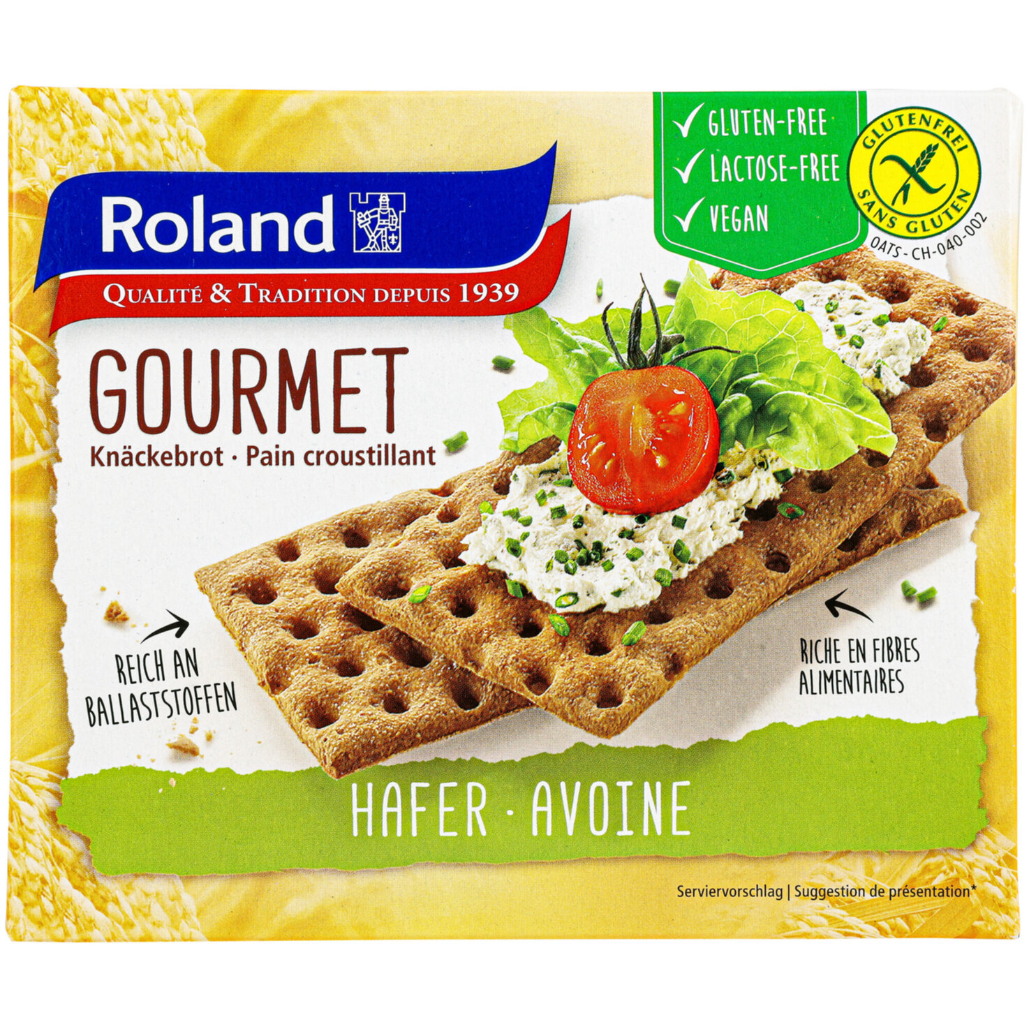 Roland Knäckebrot Hafer