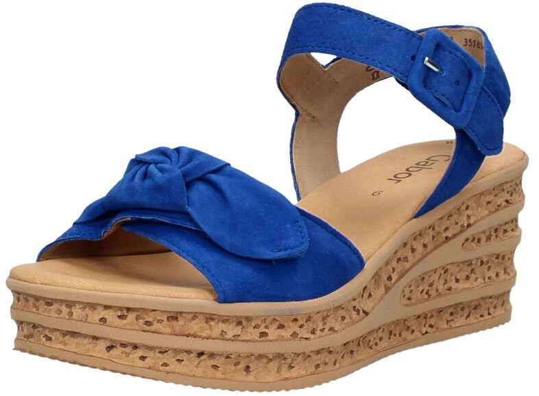 Gabor Sandalen Hak kobalt blauw