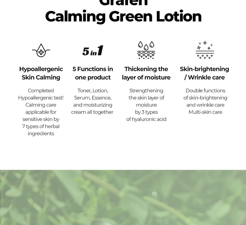 GRAFEN - Kalmerende groene lotion