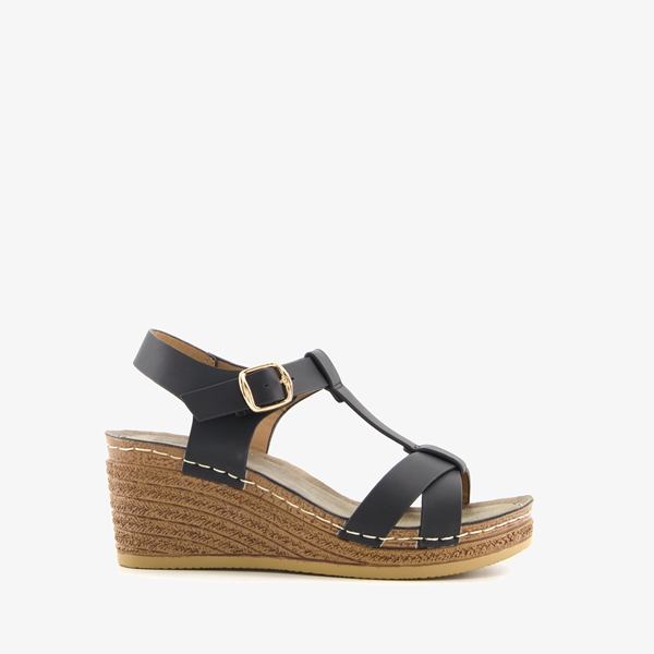 Blue Box dames sandalen met sleehak