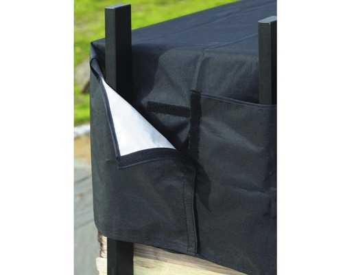 ShelterLogic brandhoutstapelhulp met deksel 120x36,3x118,9 cm