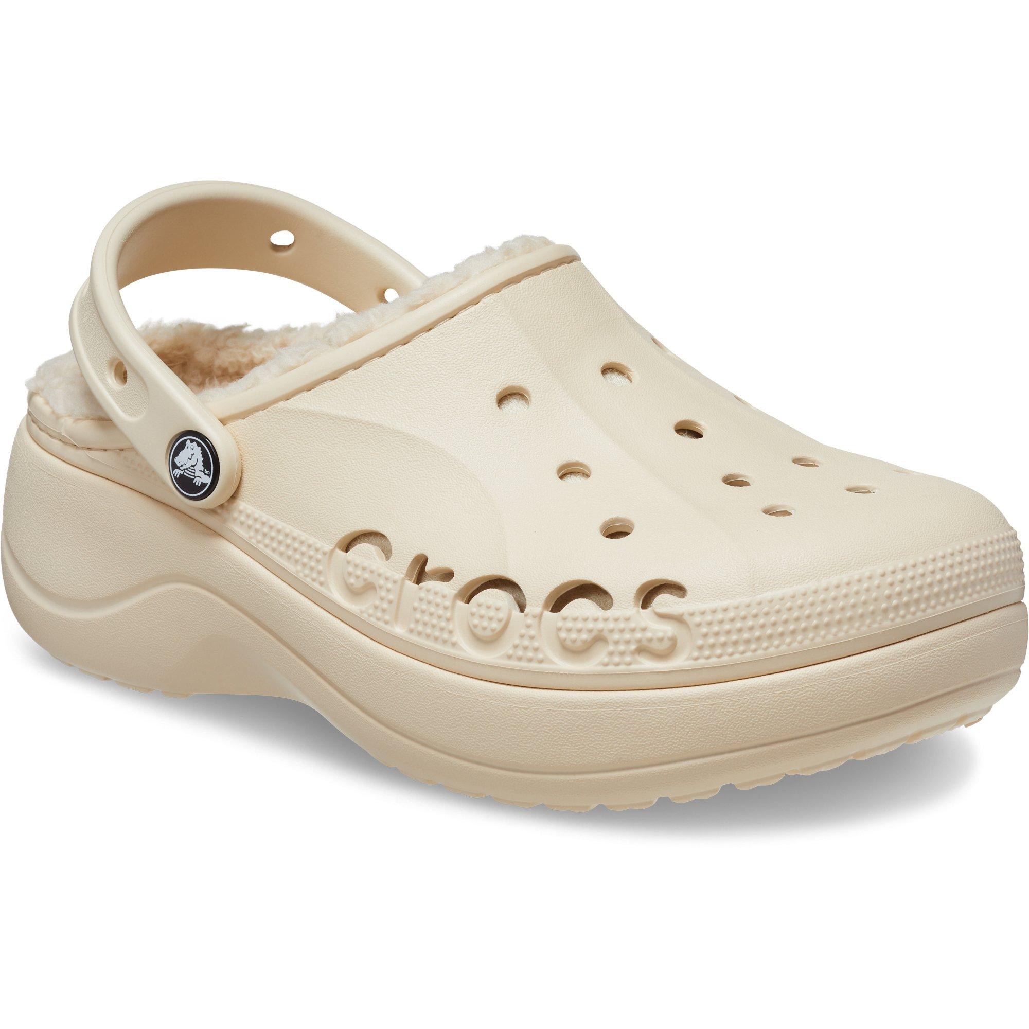 Crocs Classic Lined Platform Clogs Womens