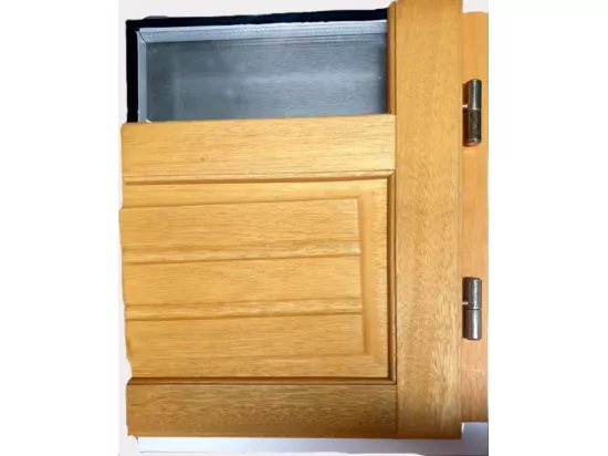 Porte Fenêtre Bois 1 Vantail H205 X L80 Tirant Gauche Côtes Tableau Gd Menuiseries