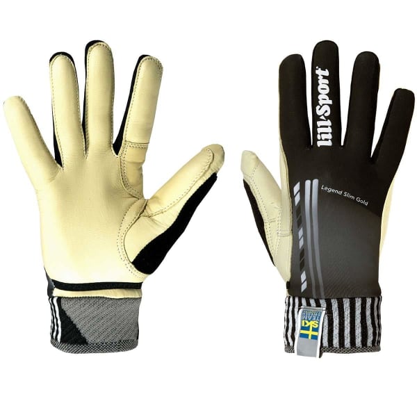 Gant ski de fond LILL-SPORT LEGEND SLIM GOLD BLACK