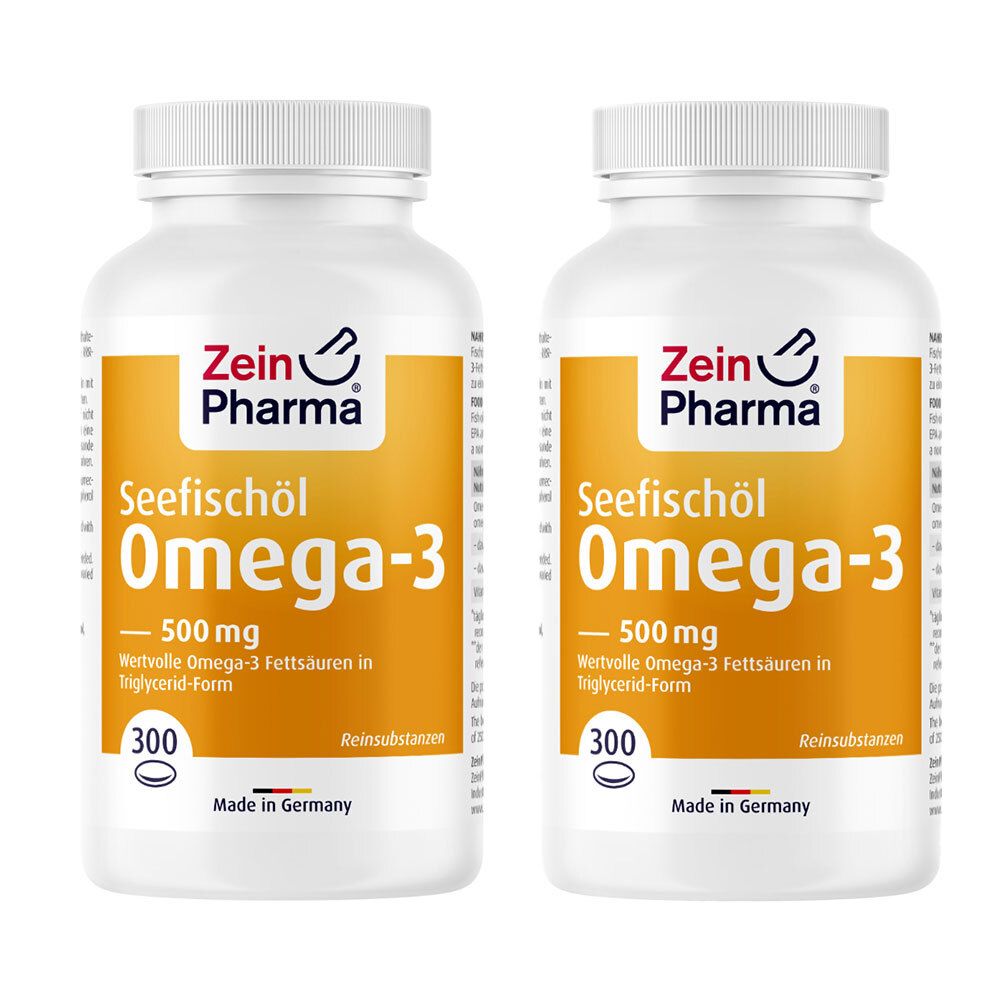 ZeinPharma® Omega 3 Fischöl Kapseln 500 mg