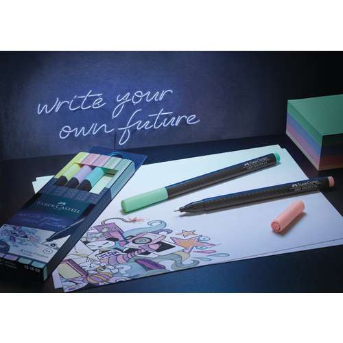 FABER-CASTELL Grip Fineliner, 0.4, 5er-Sets