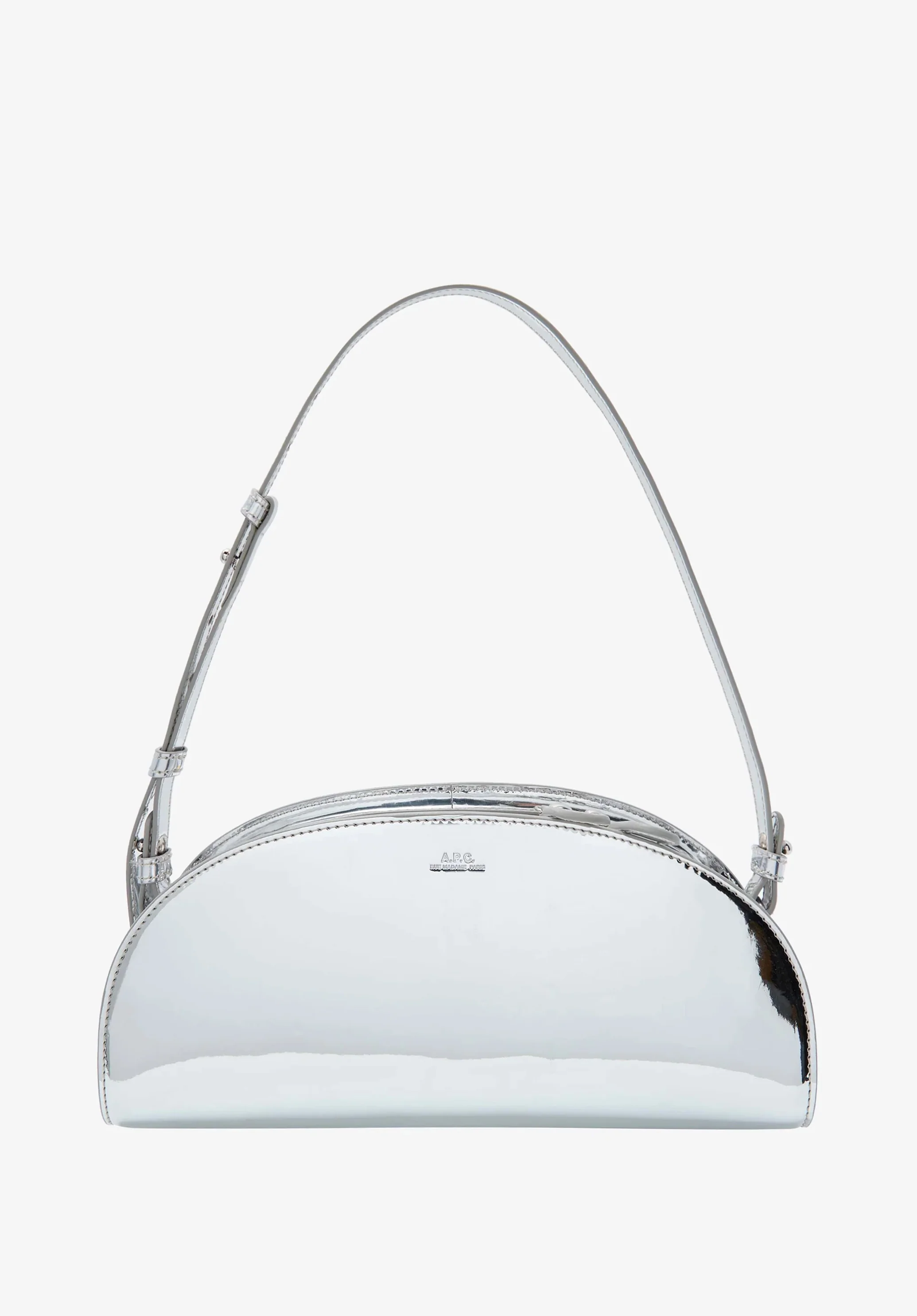 Sac Demi-Lune Shoulder - Argent