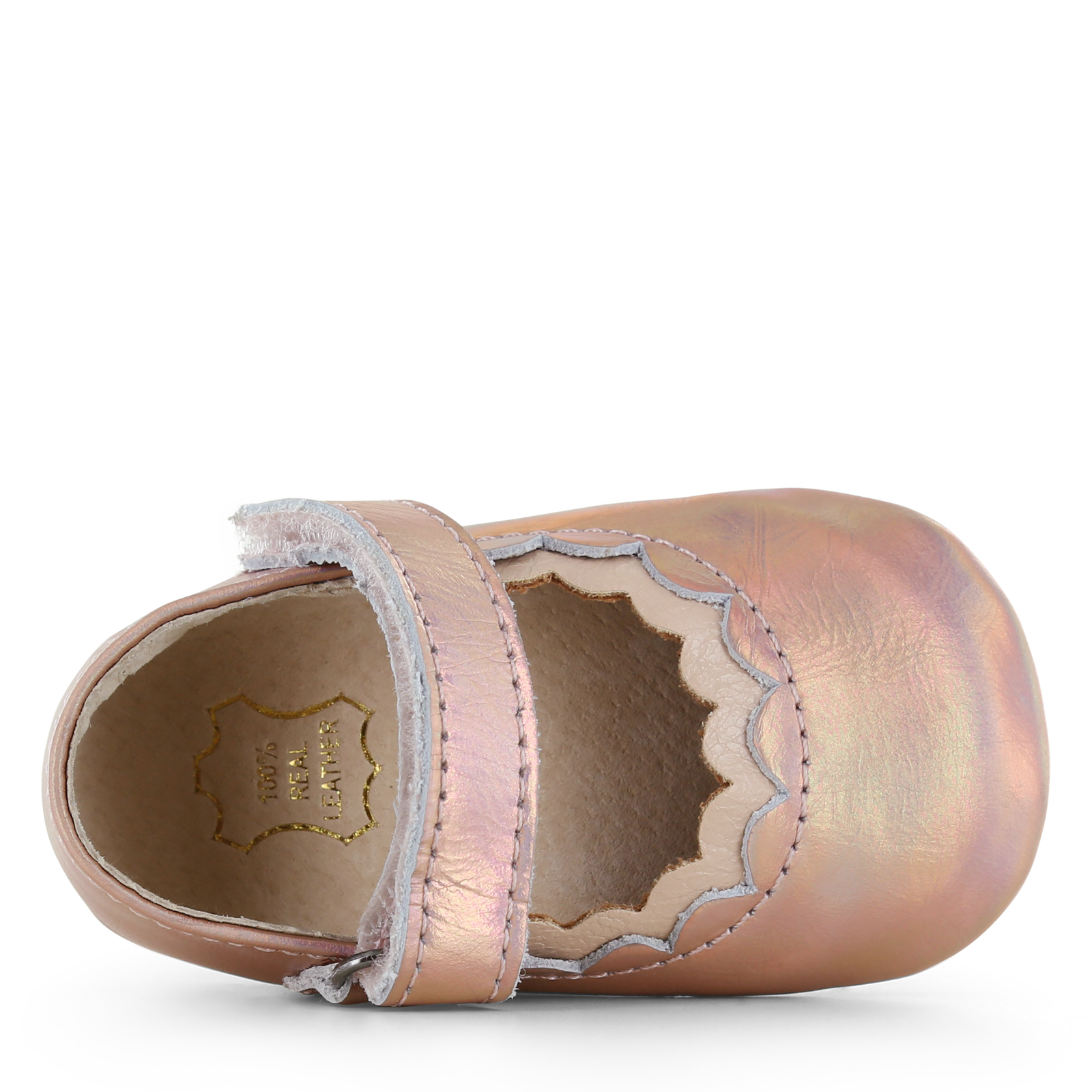 Shoesme metallic rosa BABY-PROOF® Ballerina