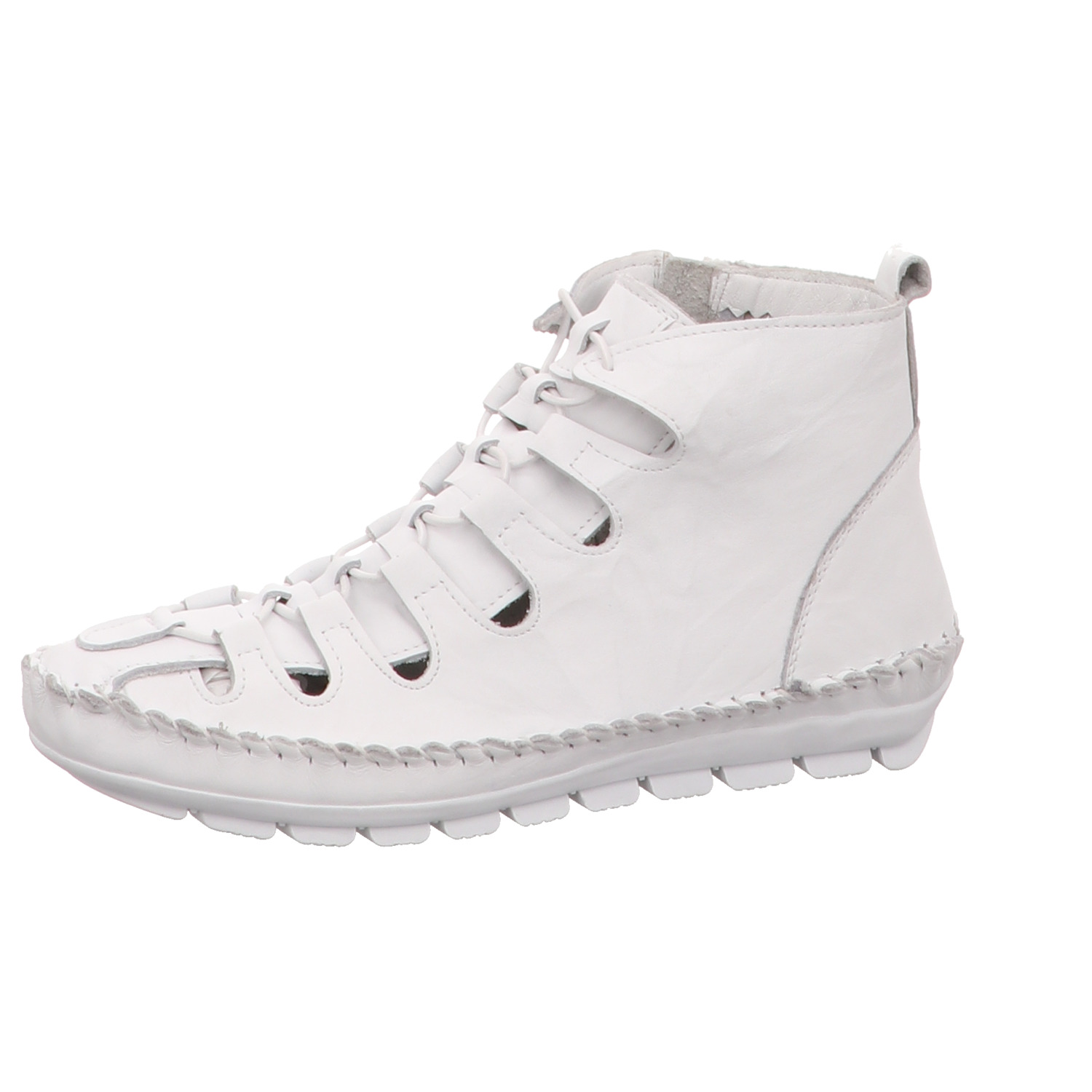 Gemini Schnürstiefeletten weiß weiss/weiss kombi