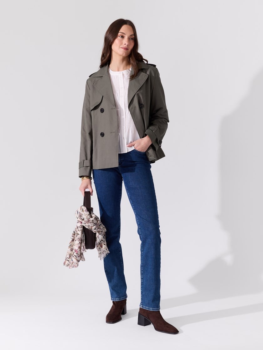 Mila kort trenchcoat R31