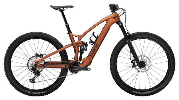 VTT Électrique Tout-Suspendu Trek Fuel EXe 9.7 Shimano SLX / XT 12V 360 Wh 29'' Orange Flake