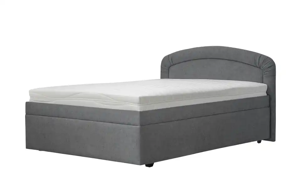 Polsterbett Bolton 140 cm Grau