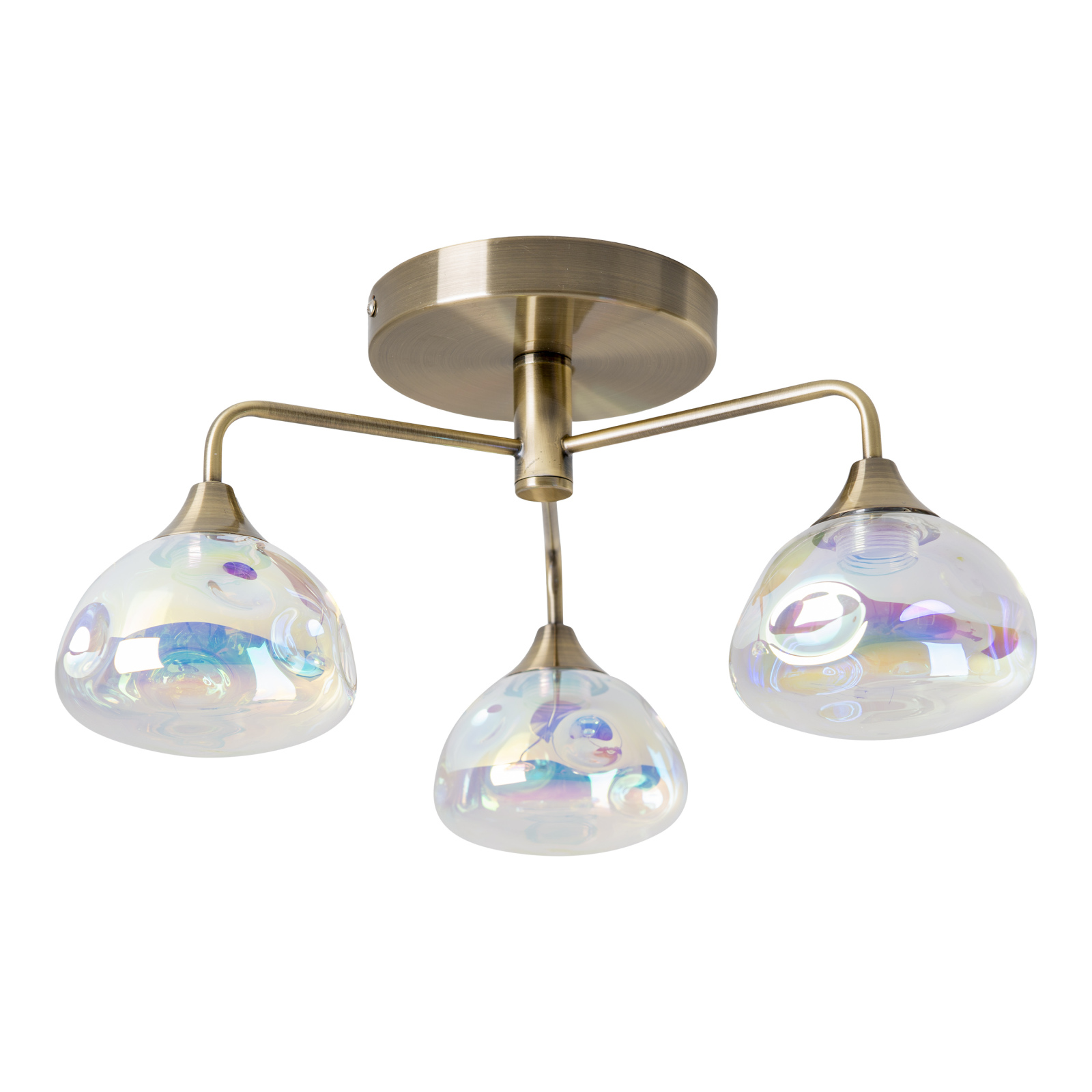 LED Deckenleuchte VARNA - Messing - 3-flammig
