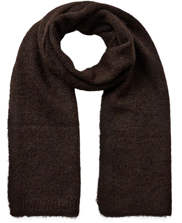 Magasin du Nord Collection Evelyn 7 GRS Scarf Coffee bean