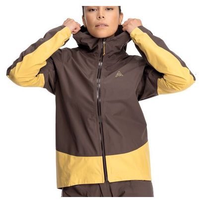 Veste Femme 7Mesh Copilot Marron / Jaune Elk