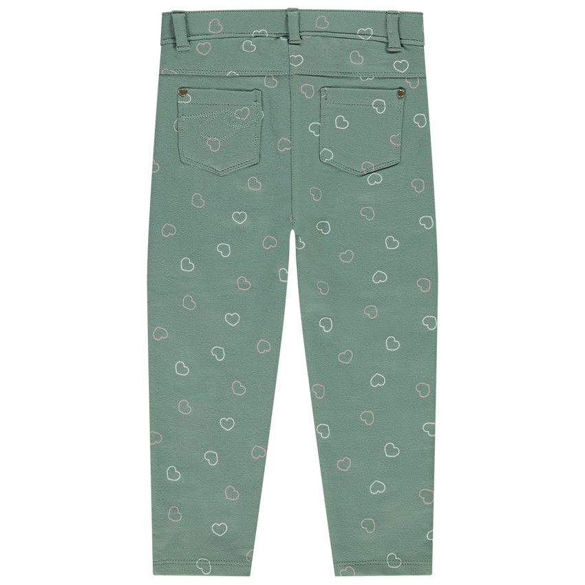 Jegging imprimé fantaisie pour bébé fille - Kaki