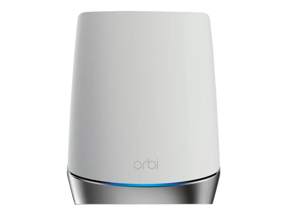 NETGEAR Orbi RBK753 - - Wi-Fi-system - (router, 2 extendere) - op til 5651 sq.ft - mesh - 1GbE - Wi-Fi 6 - Tri-Band