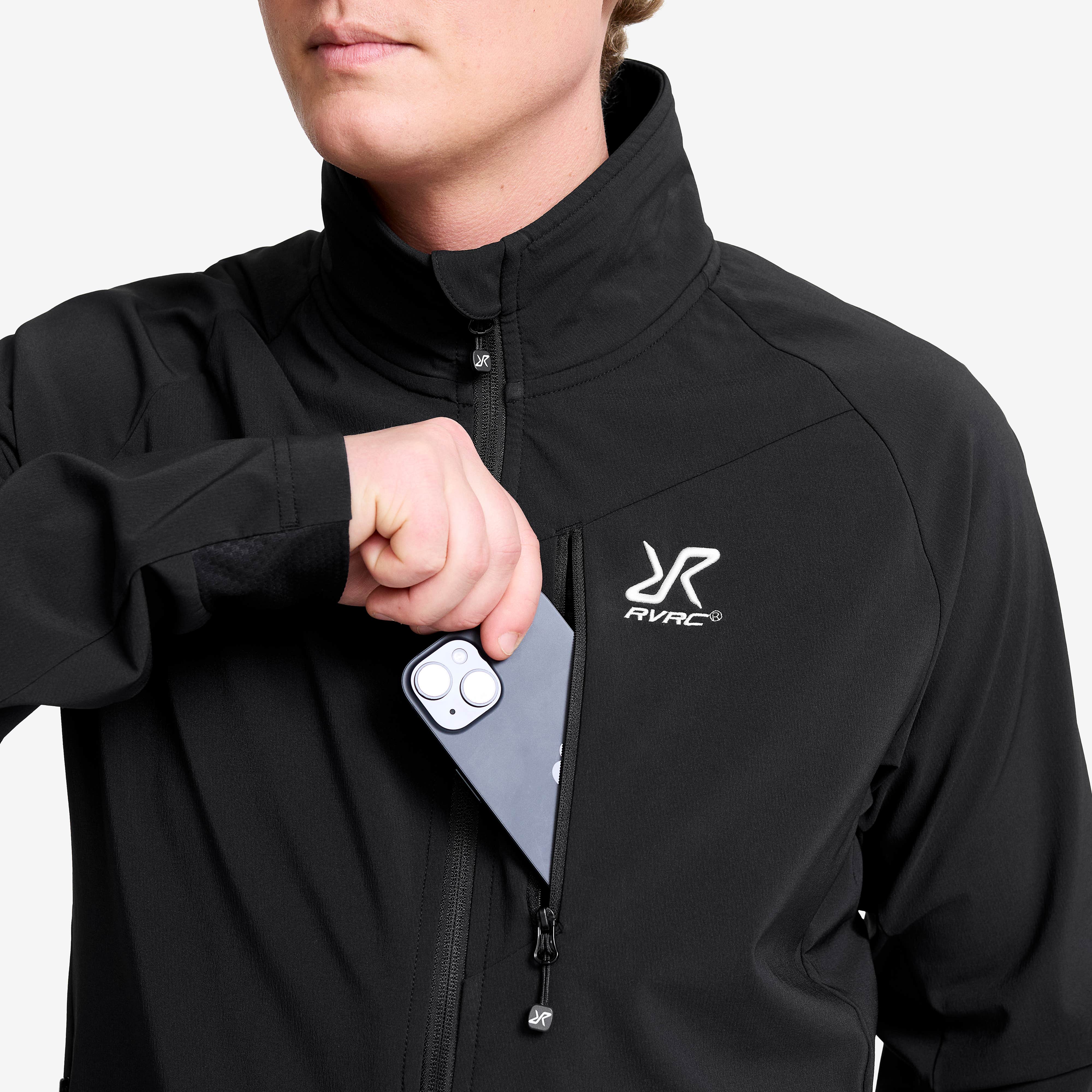 Exciter Light Softshell Jacket Herre Black