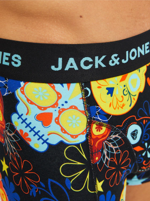 Jack & Jones Boxershorts »JACSUGAR SKULL TRUNKS 3 PACK. NOOS«, 3 Stk.