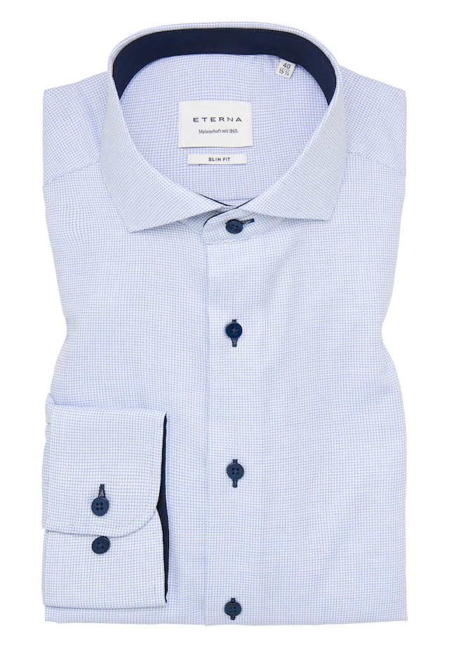 Eterna Langarmhemd »SLIM FIT«, NON IRON (bügelfrei)