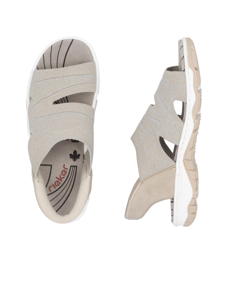 Rieker - Ready2Go damesandal - beige