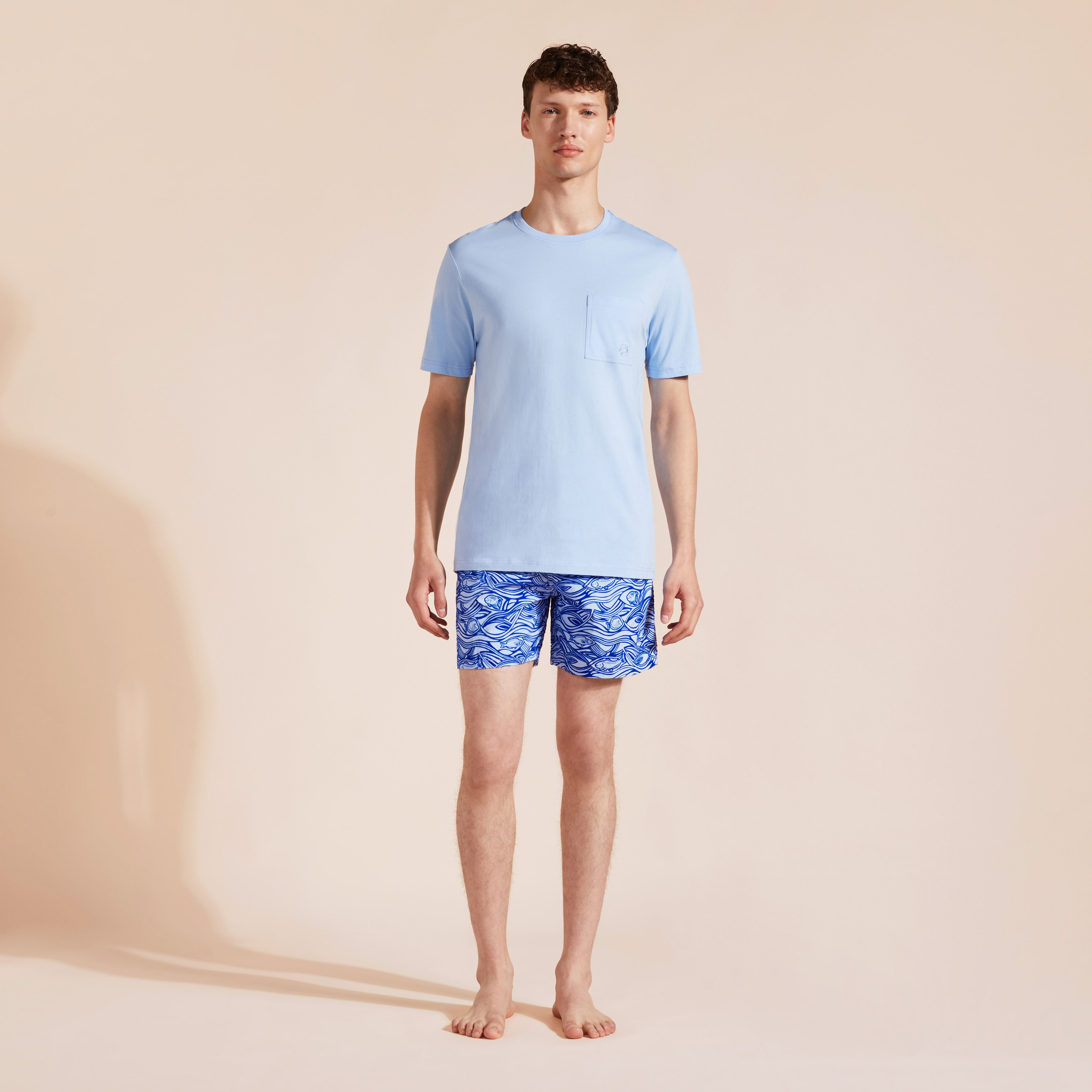 T-shirt en coton organique homme uni | Site Vilebrequin | TTNU0P00